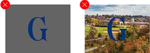 Gettysburg College G incorrect usage