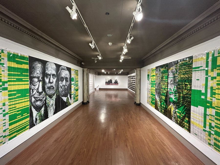 Exhibit curated by Westley Rathbun ’27 and Md Nafisul Hasan Sami ’27 at Schmucker Art Gallery.