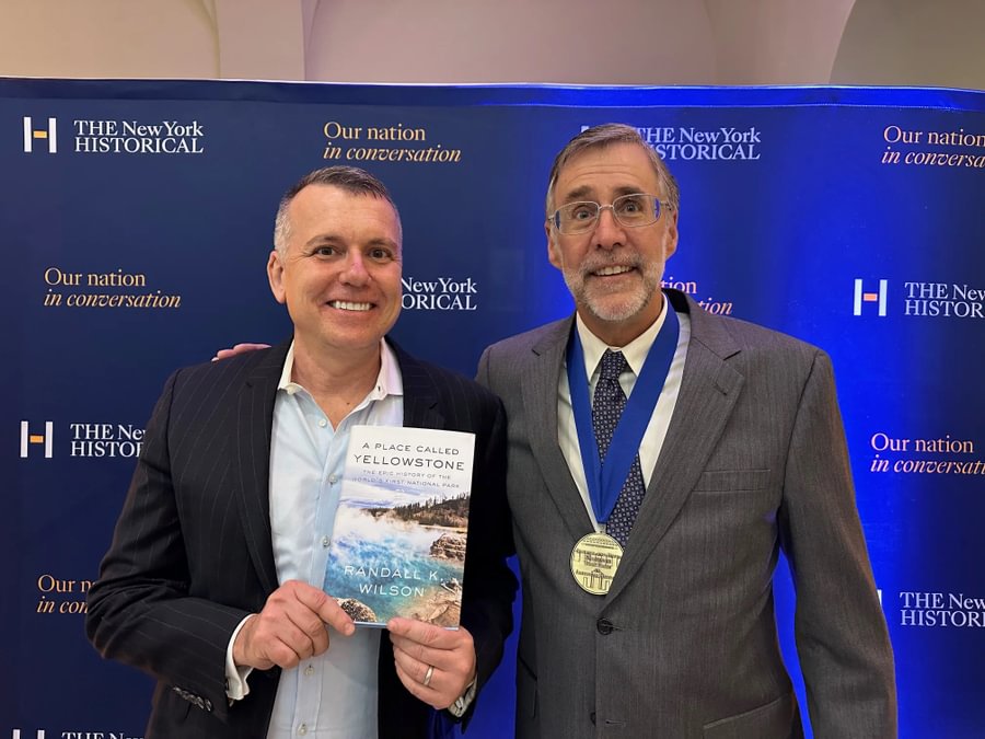 Prof. Randall Wilson wins 2025 Zalaznick Book Prize for book on Yellowstone.